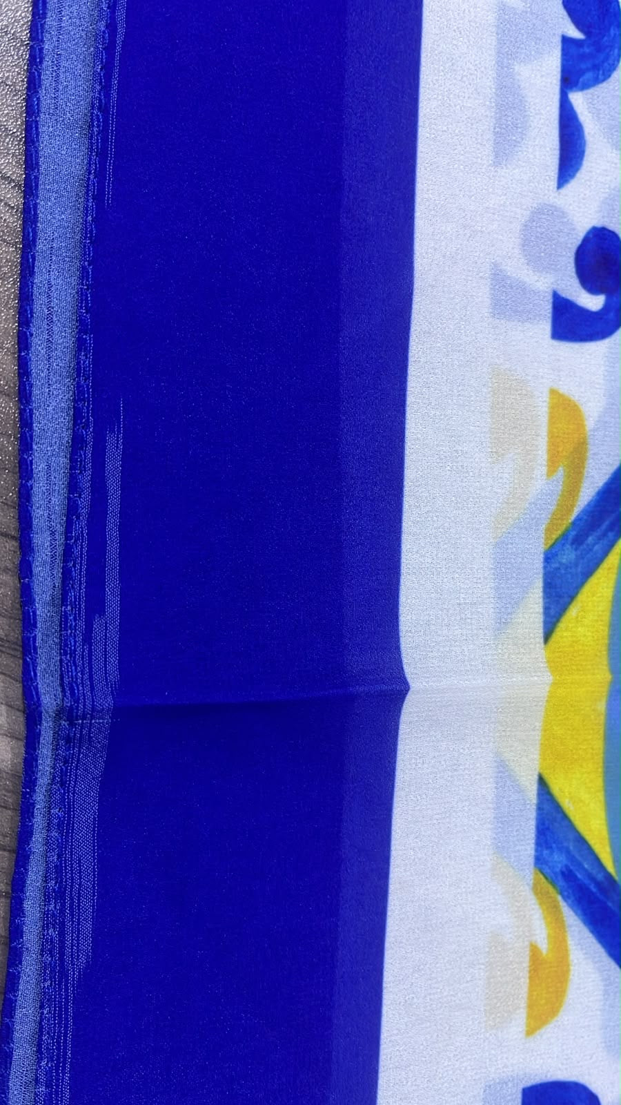 Patterned Chiffon Veil - (Out-RO03)