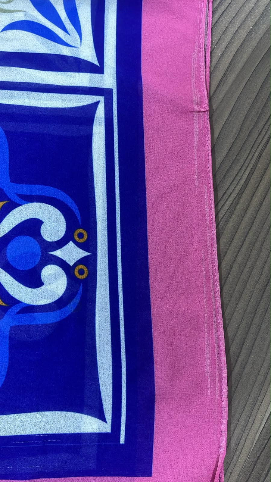 Patterned Chiffon Veil - (Out-PIR04)