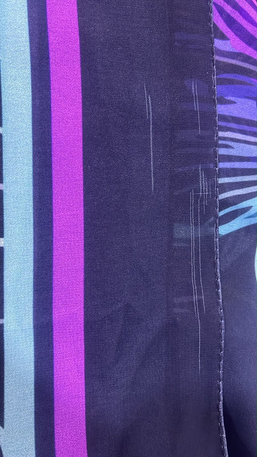 Patterned Chiffon Veil - ( Out-DB01)