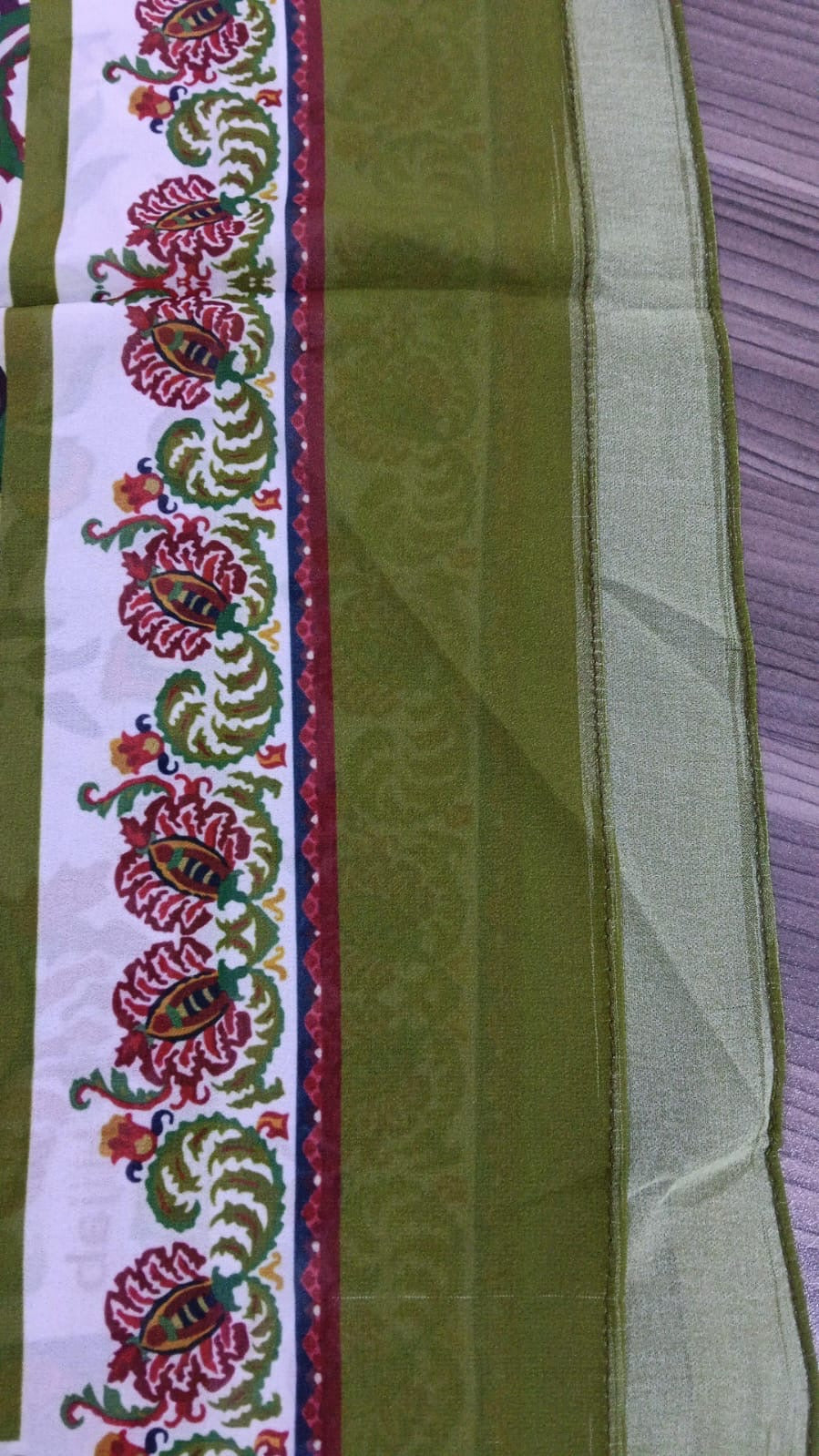 Patterned Chiffon Veil - (Out-PST09)