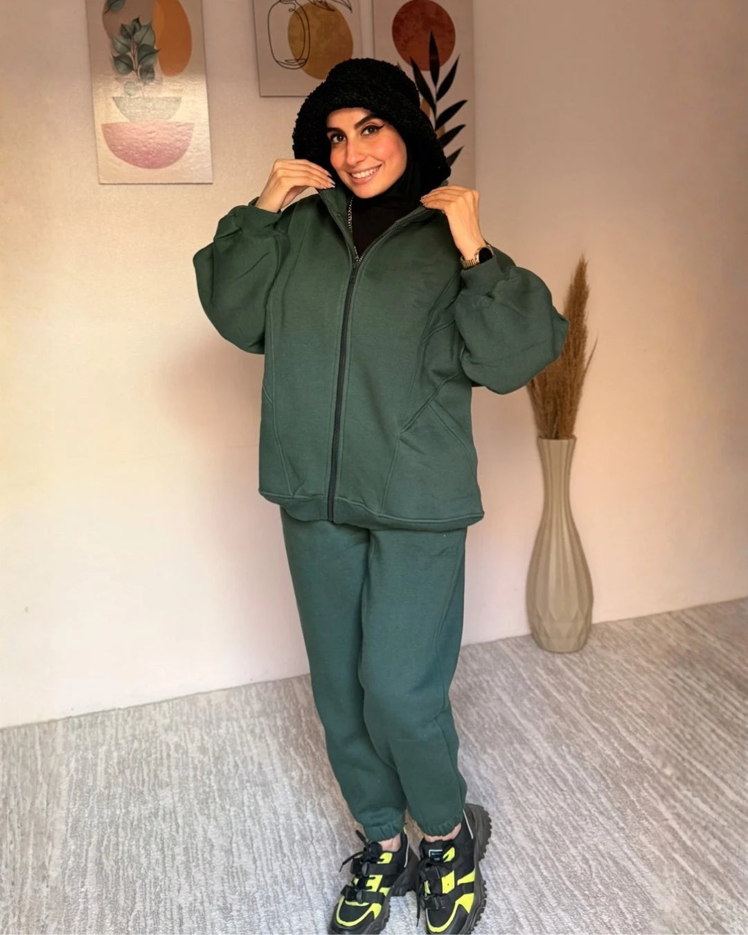 Milton suit- olive green (Ms01)