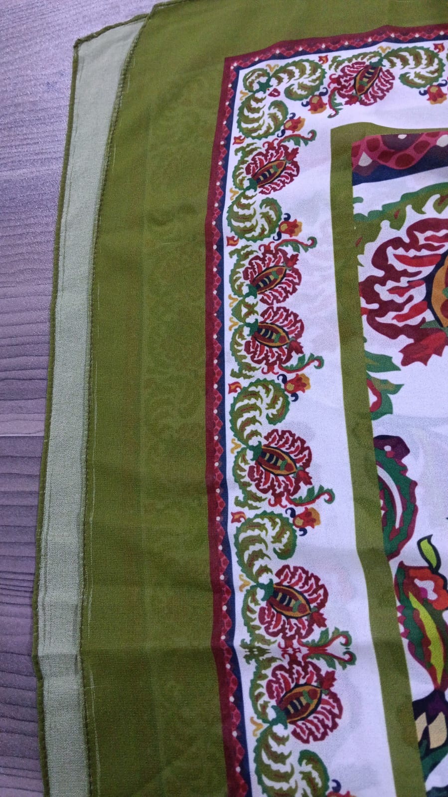 Patterned Chiffon Veil - (Out-PST08)
