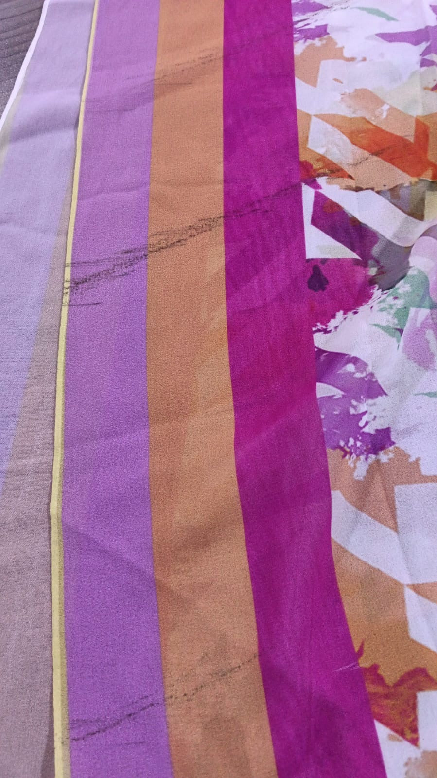 Patterned Chiffon Veil - (Out-LFO01)