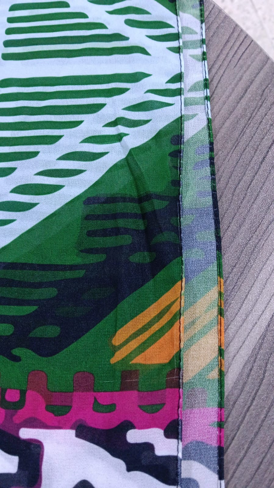 Patterned Chiffon Veil - (Out-OFG02)