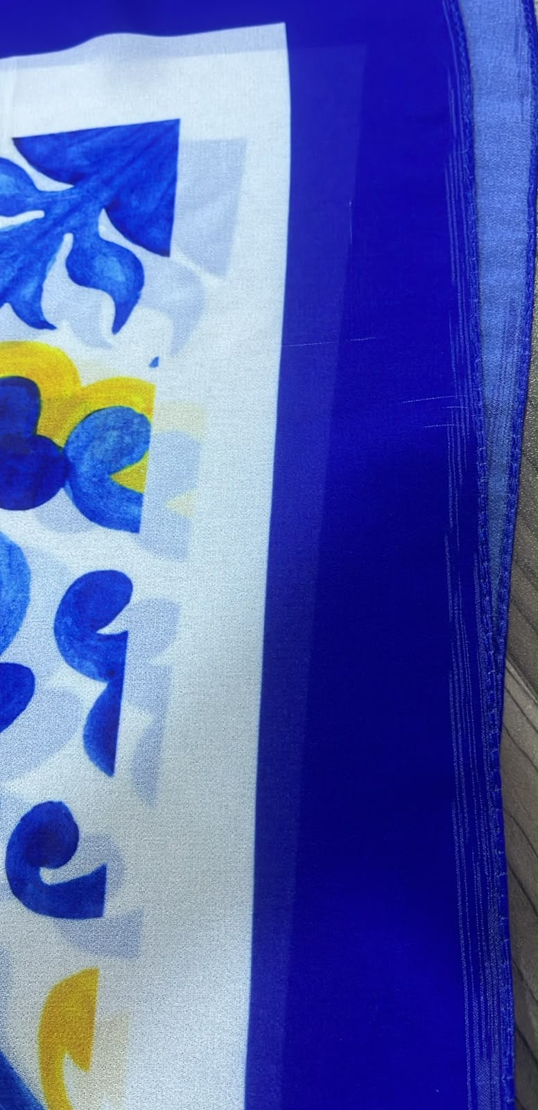 Patterned Chiffon Veil - (Out-RO04)