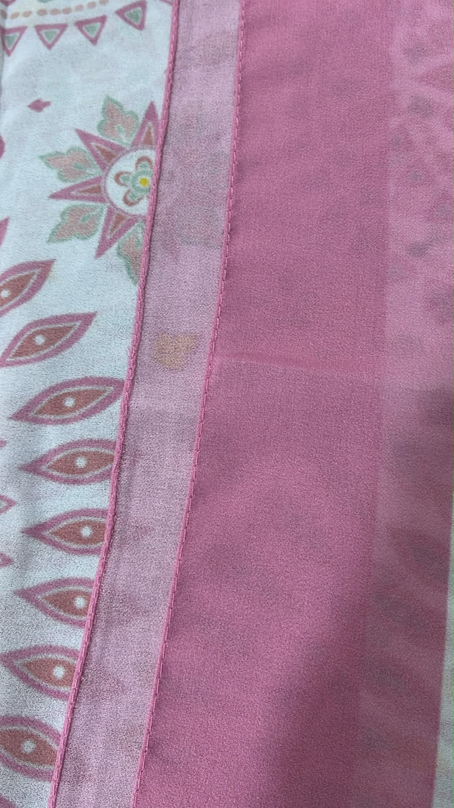 Patterned Chiffon Veil - (Out-PIN01)