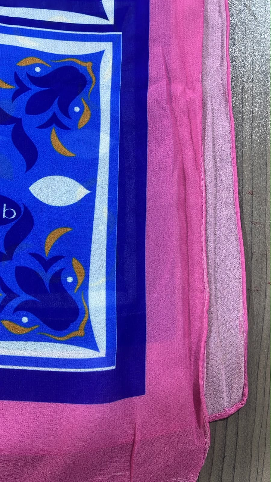 Patterned Chiffon Veil - (Out-PIR02)