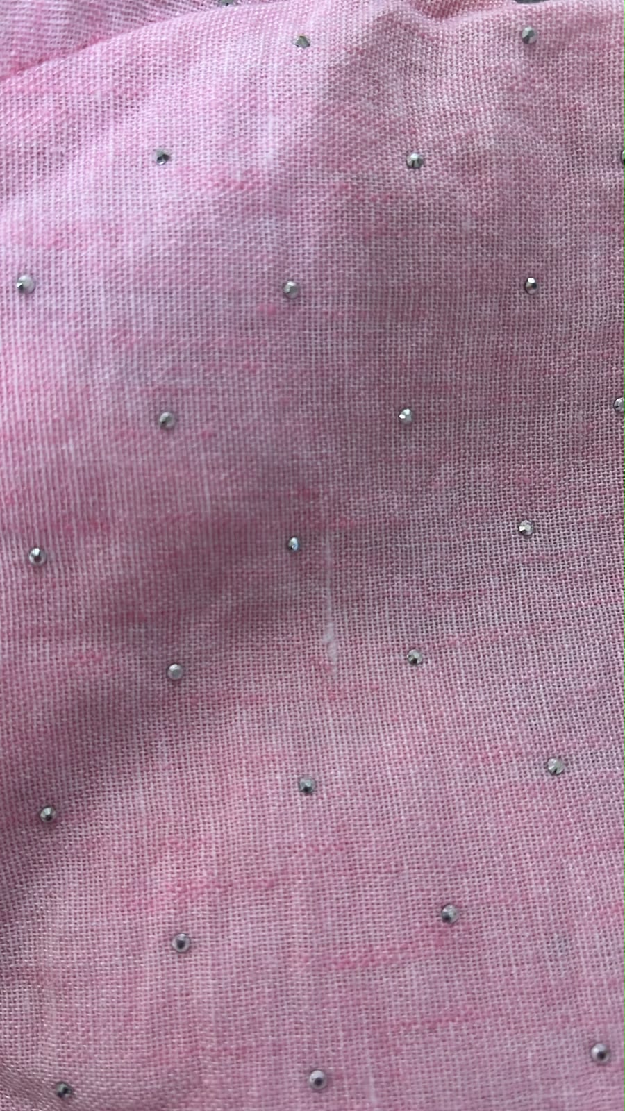 Strass Linen Shirt - Pink (SLP03)