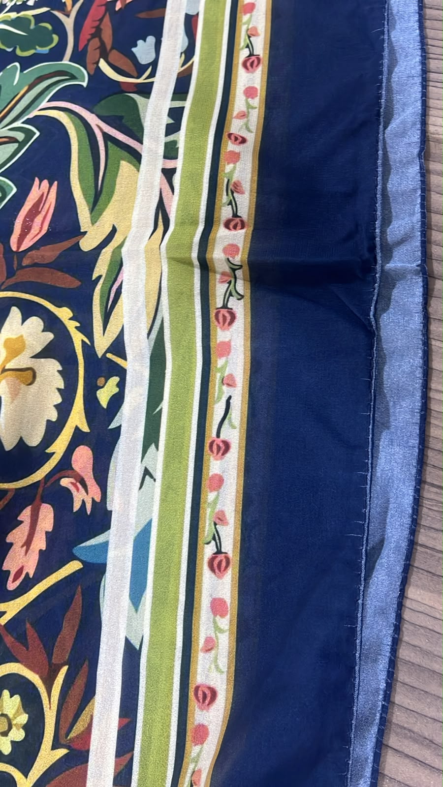 Patterned Chiffon Veil - (Out-FLO04)