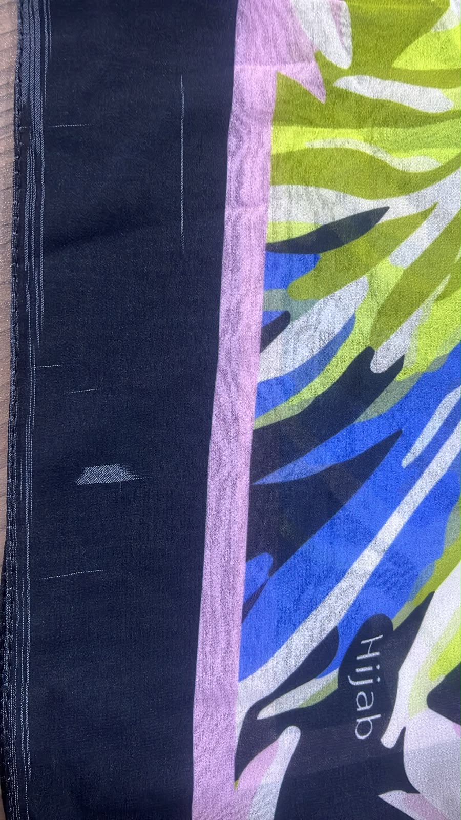 Patterned Chiffon Veil - ( Out-PR01)