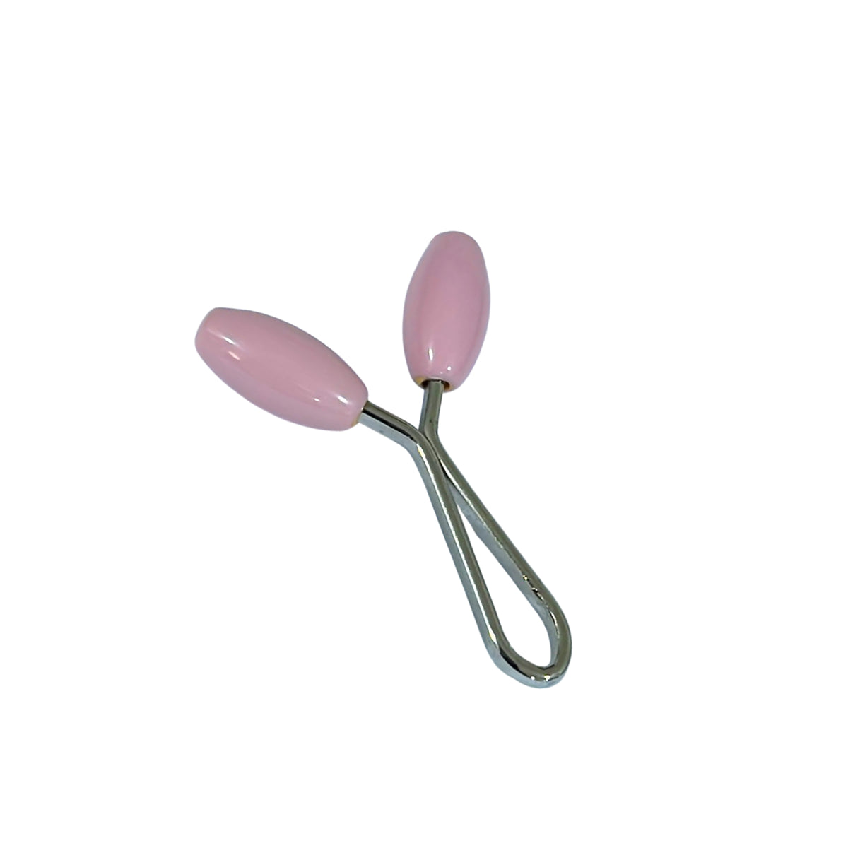Matte Pointed Oval Pin Powder Pink