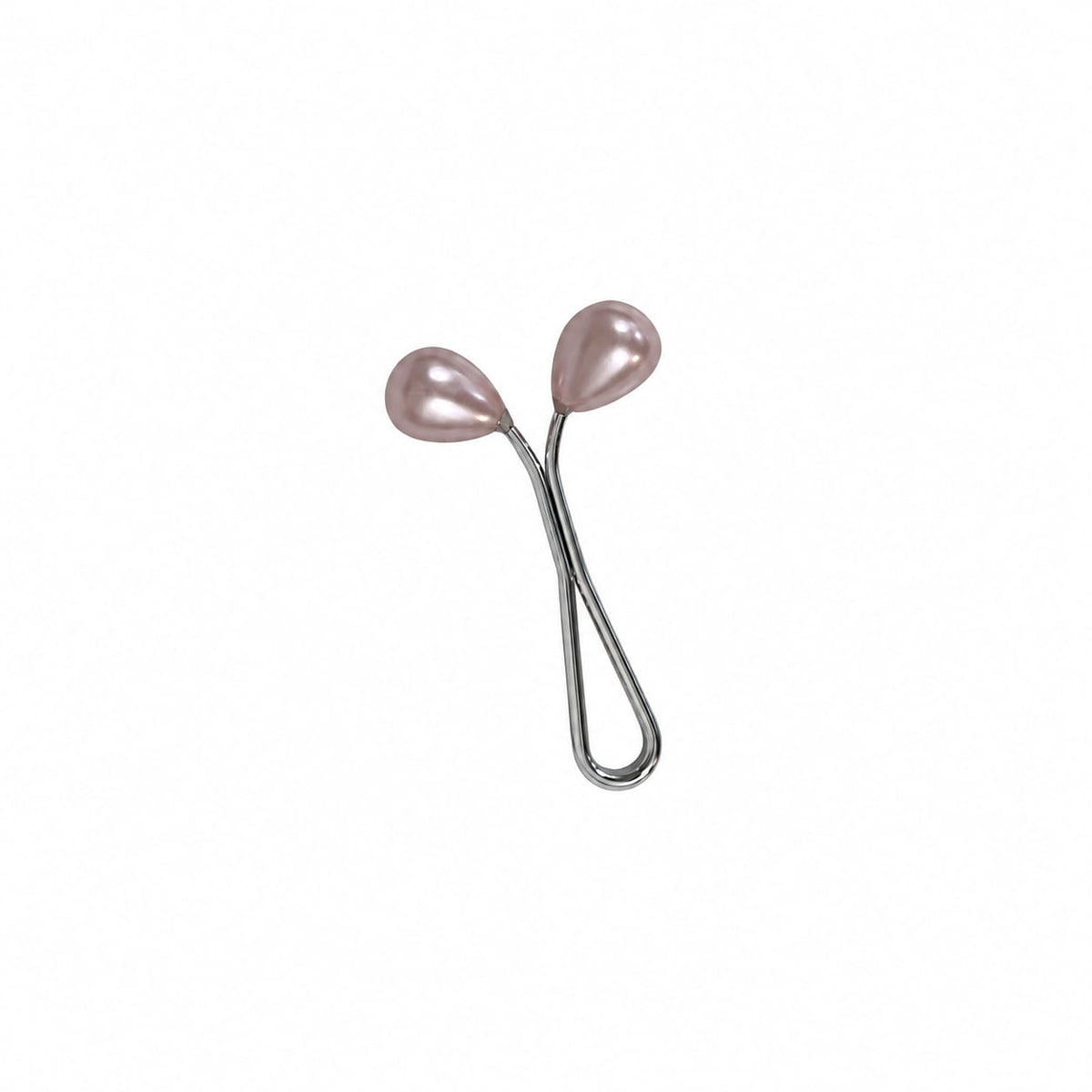Pear Shaped Pin Dust Rose