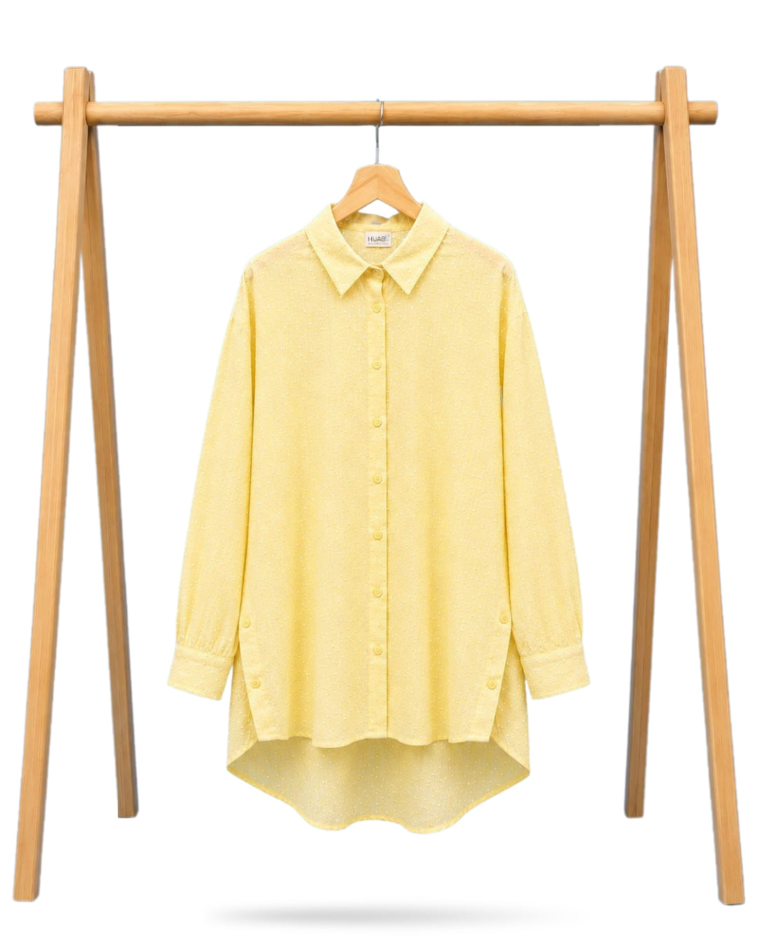 Strass Linen Shirt-yellow