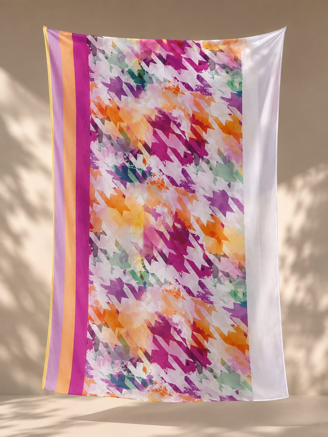 Patterned Chiffon Veil - (Out-LFO01)