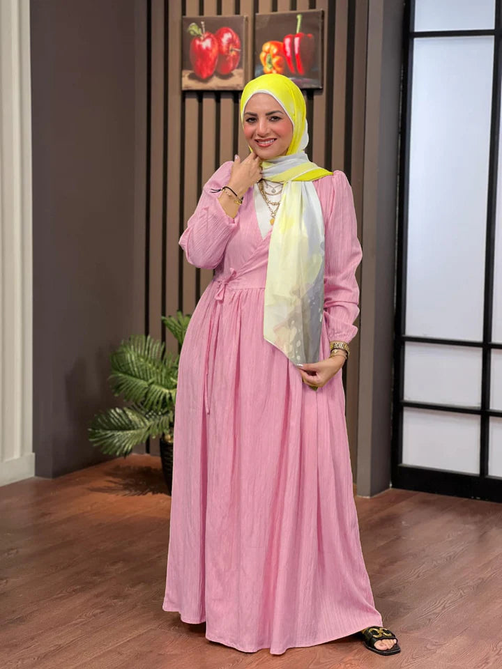 Waisted Cross Dress - Pink (WCD14)