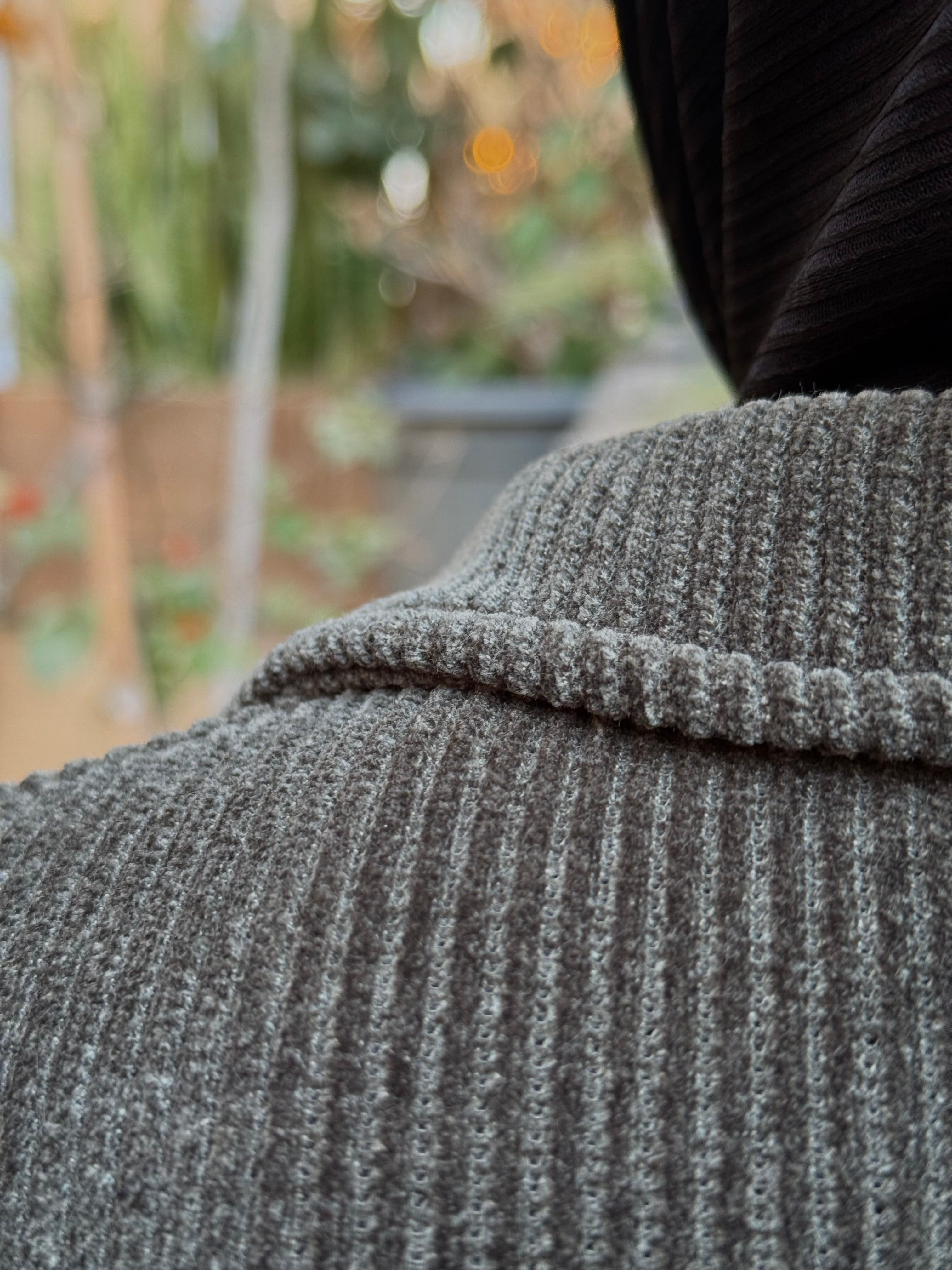 Over-sized Corduroy Shirt - olive