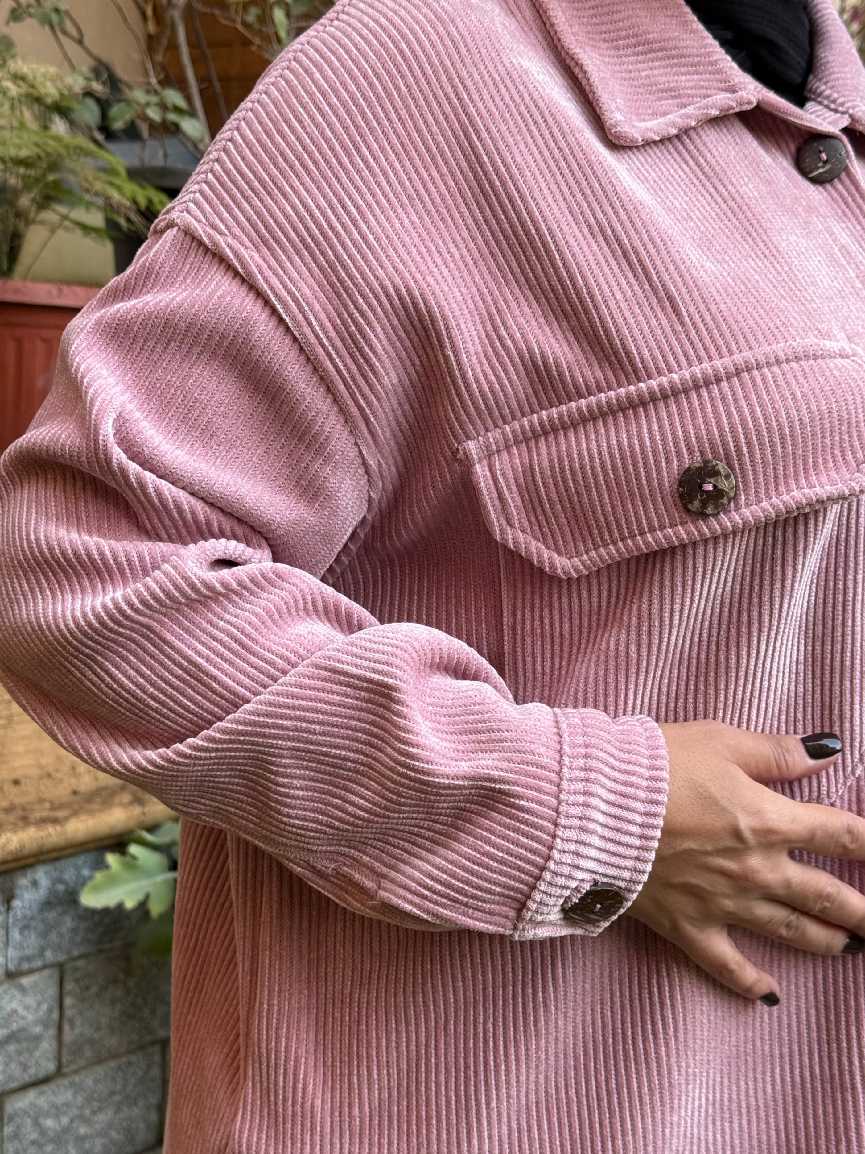 Over-sized Corduroy Shirt - Kashmir