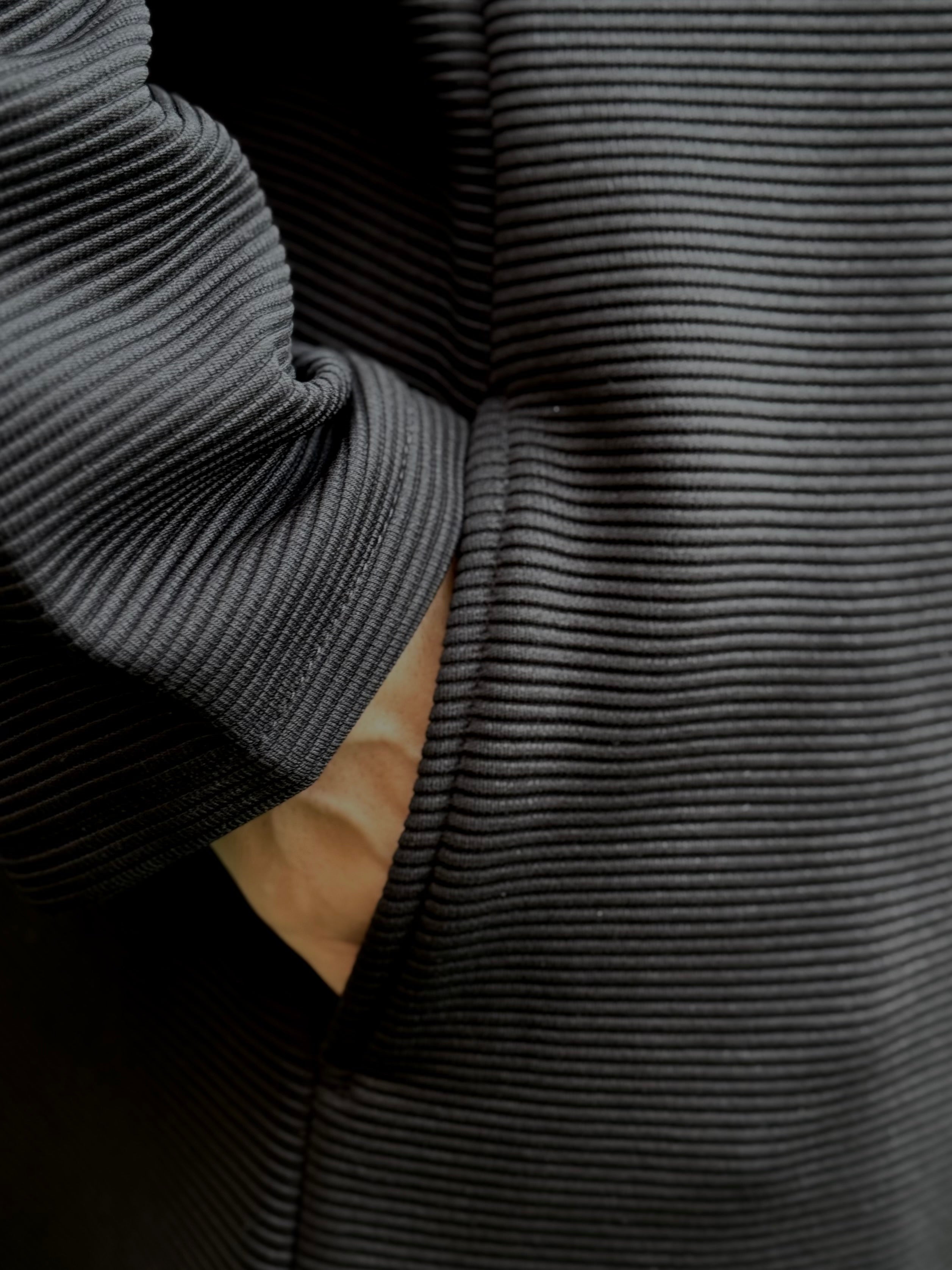 Winter A-line Dress Black