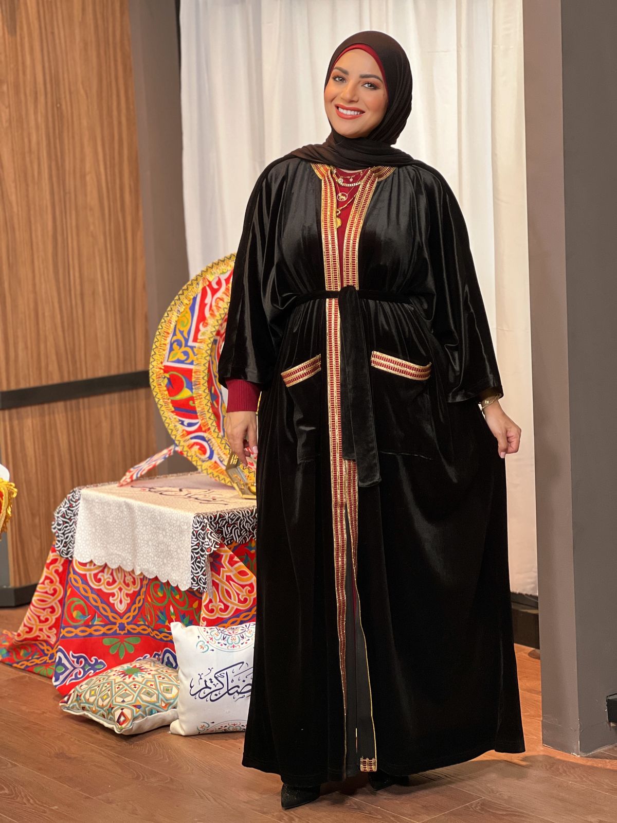 Velvet Abaya - Black