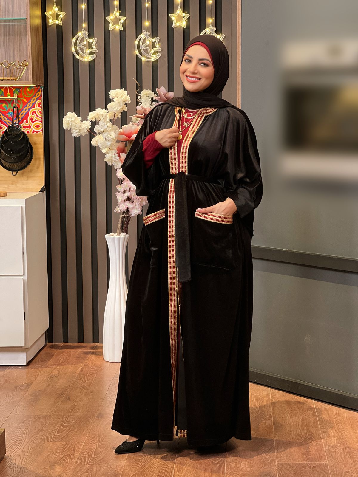 Velvet Abaya - Black