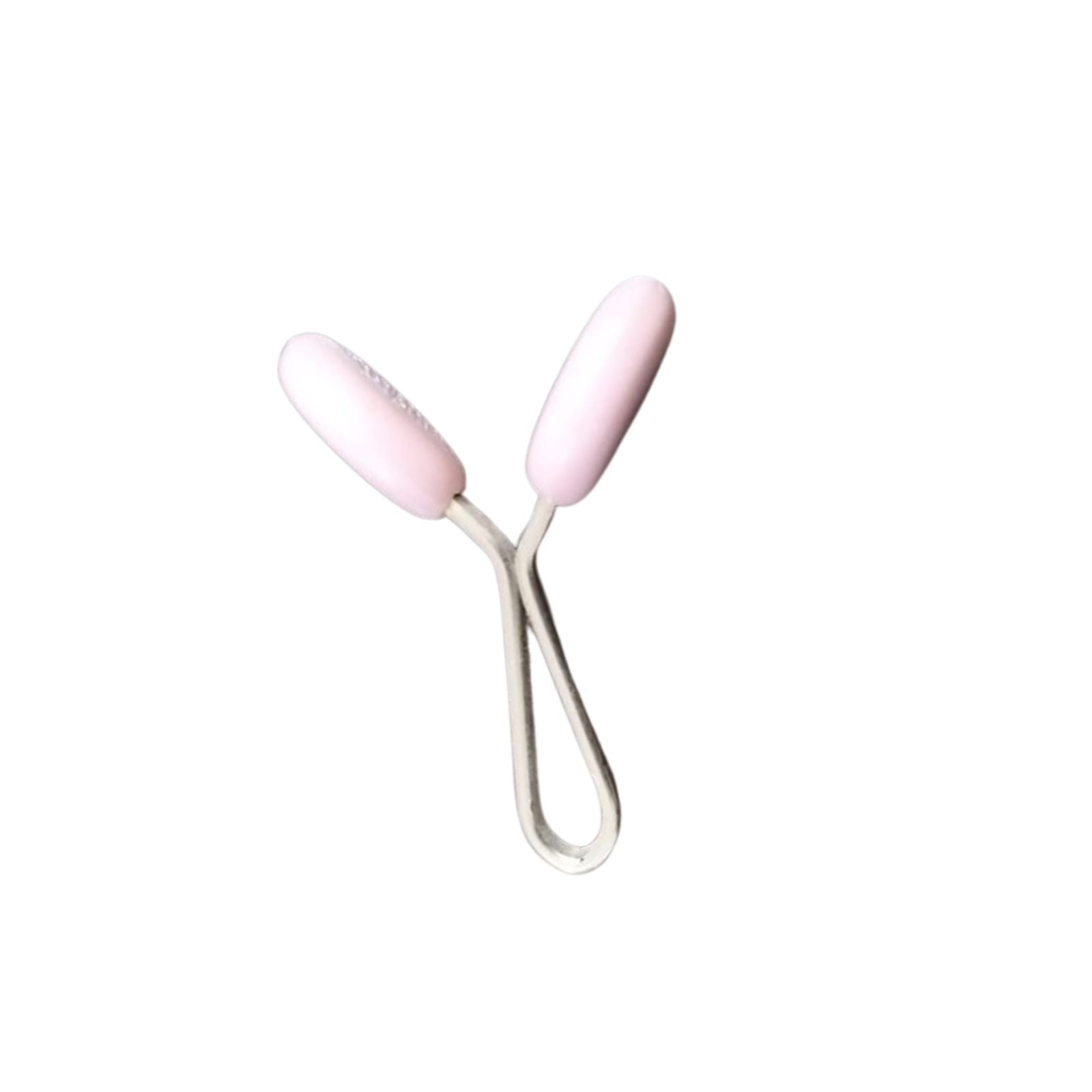 Wide oval pin pink