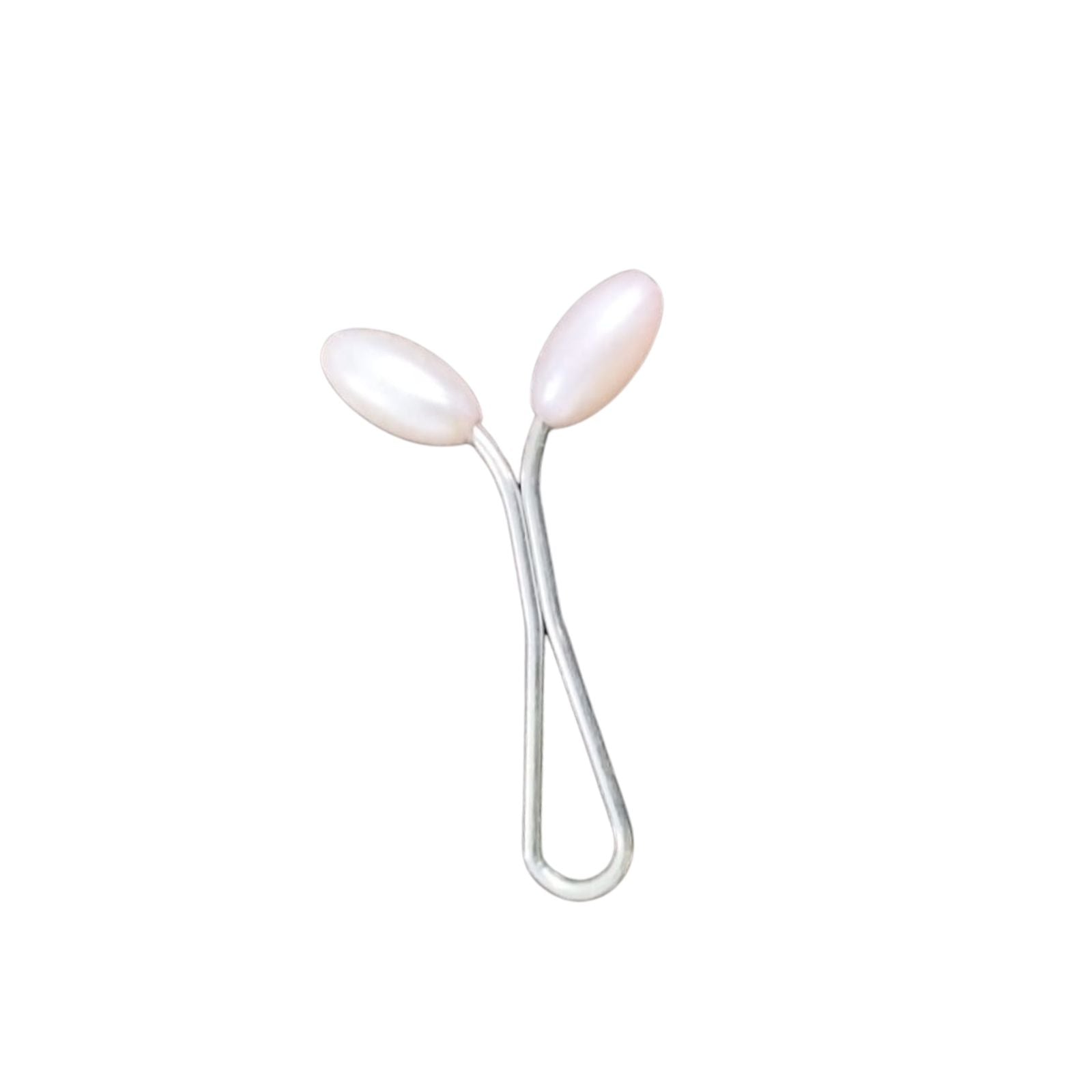 Pointed Oval Pin dust rose