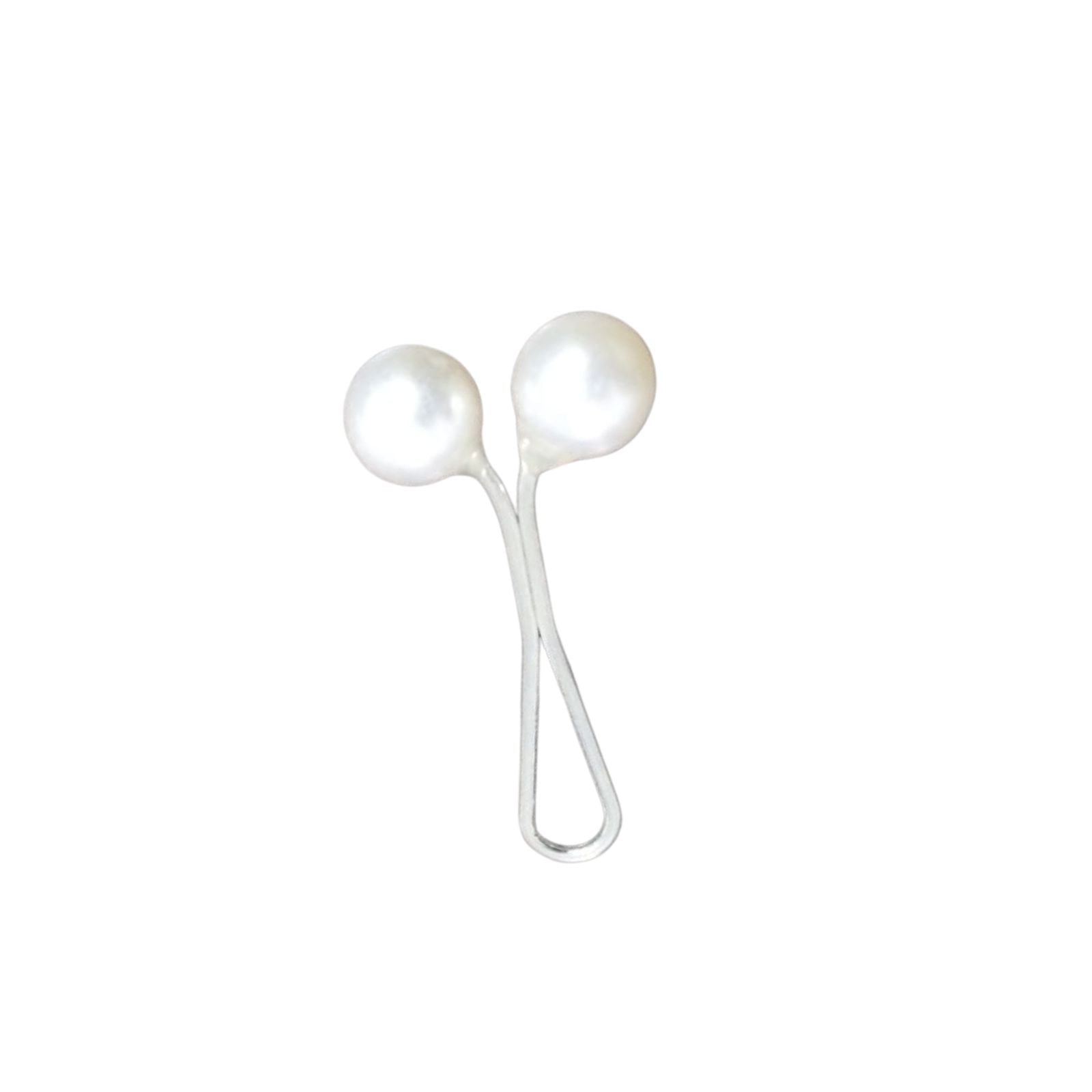 Pound pearl pin white