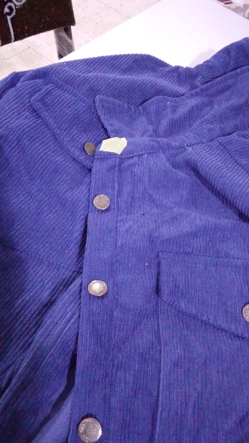 Corduroy Suit- Navy blue (Cor-09)