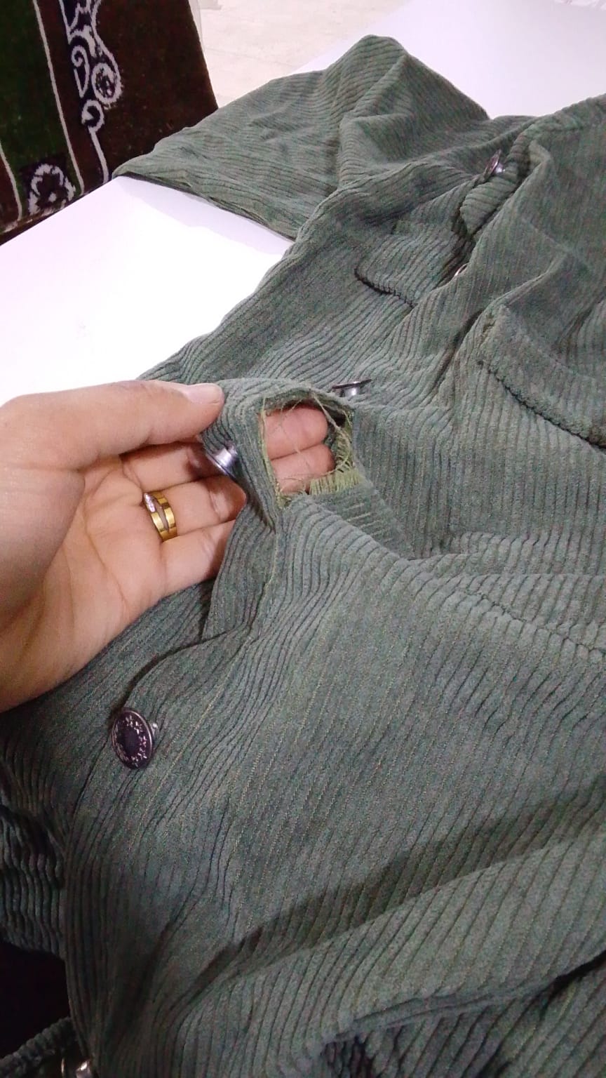 Corduroy Suit- olive (Cor-18)