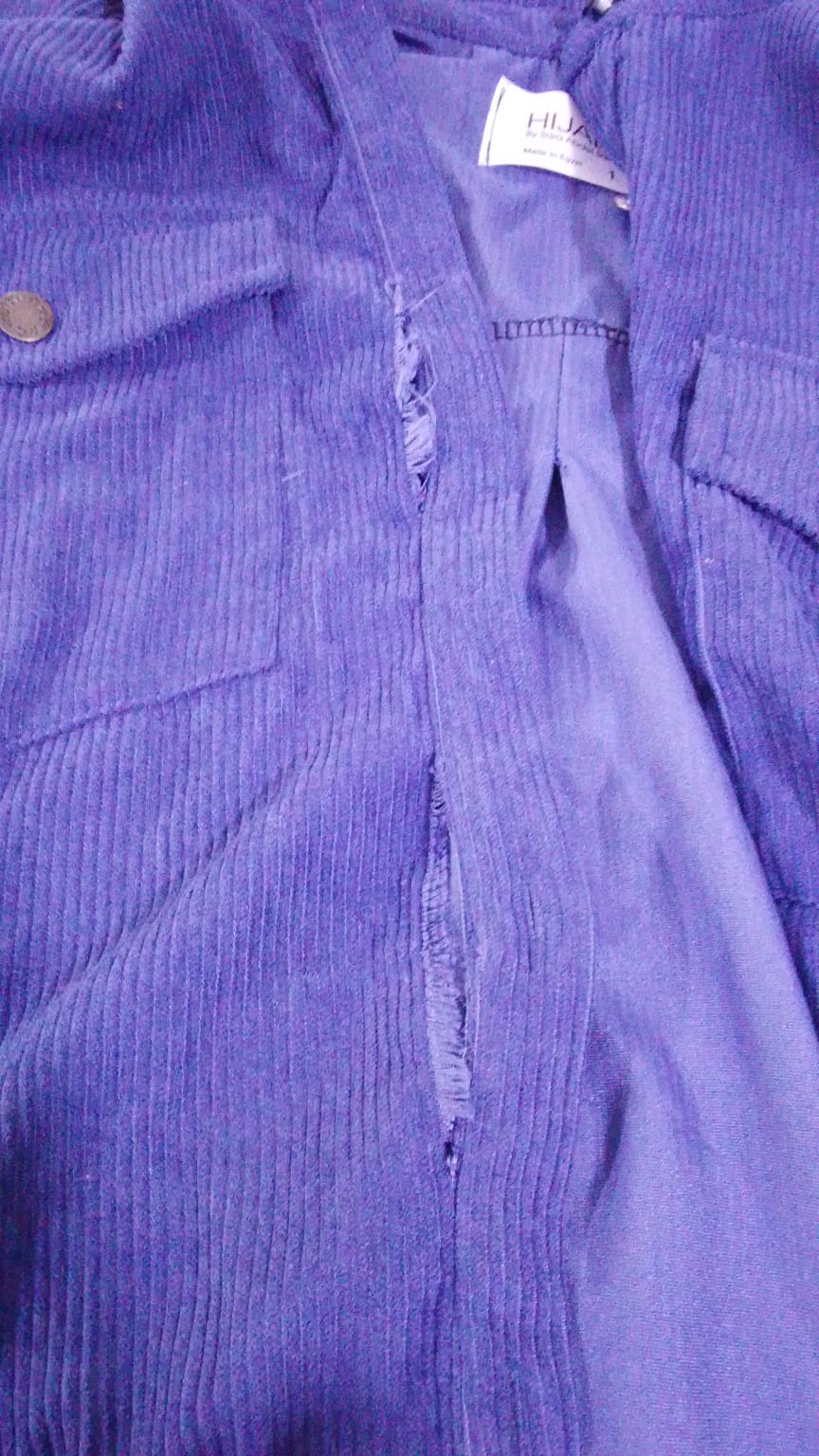 Corduroy Suit- Navy blue (Cor-10)
