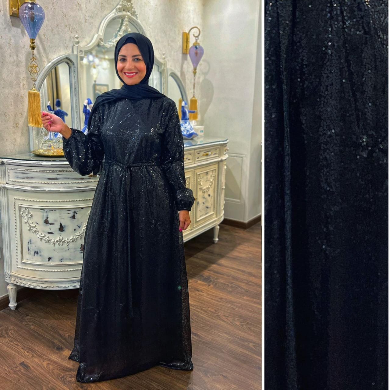 Evening Sparkle Dress Black