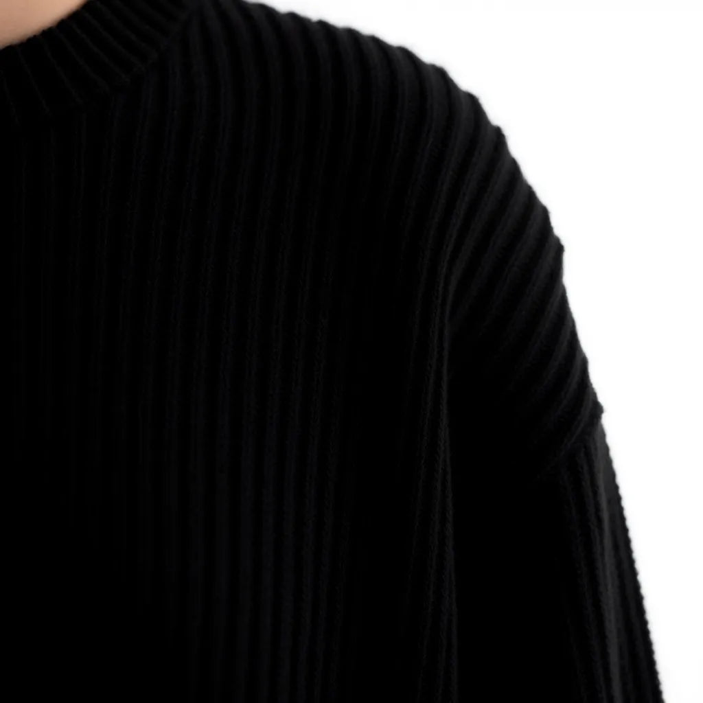 Knitted High-cool Pullover Black