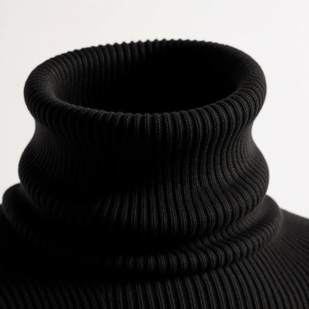 Knitted High-cool Pullover Black
