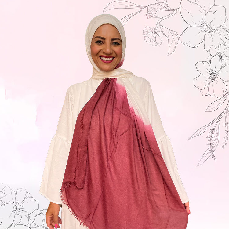 Gradient Cotton Veil 05