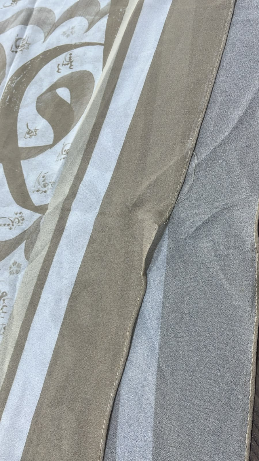 Patterned Chiffon Veil (Out-CAF02)