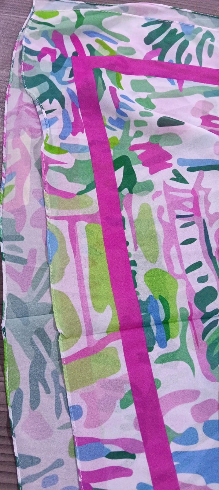Patterned Chiffon Veil (Out-GFU05)