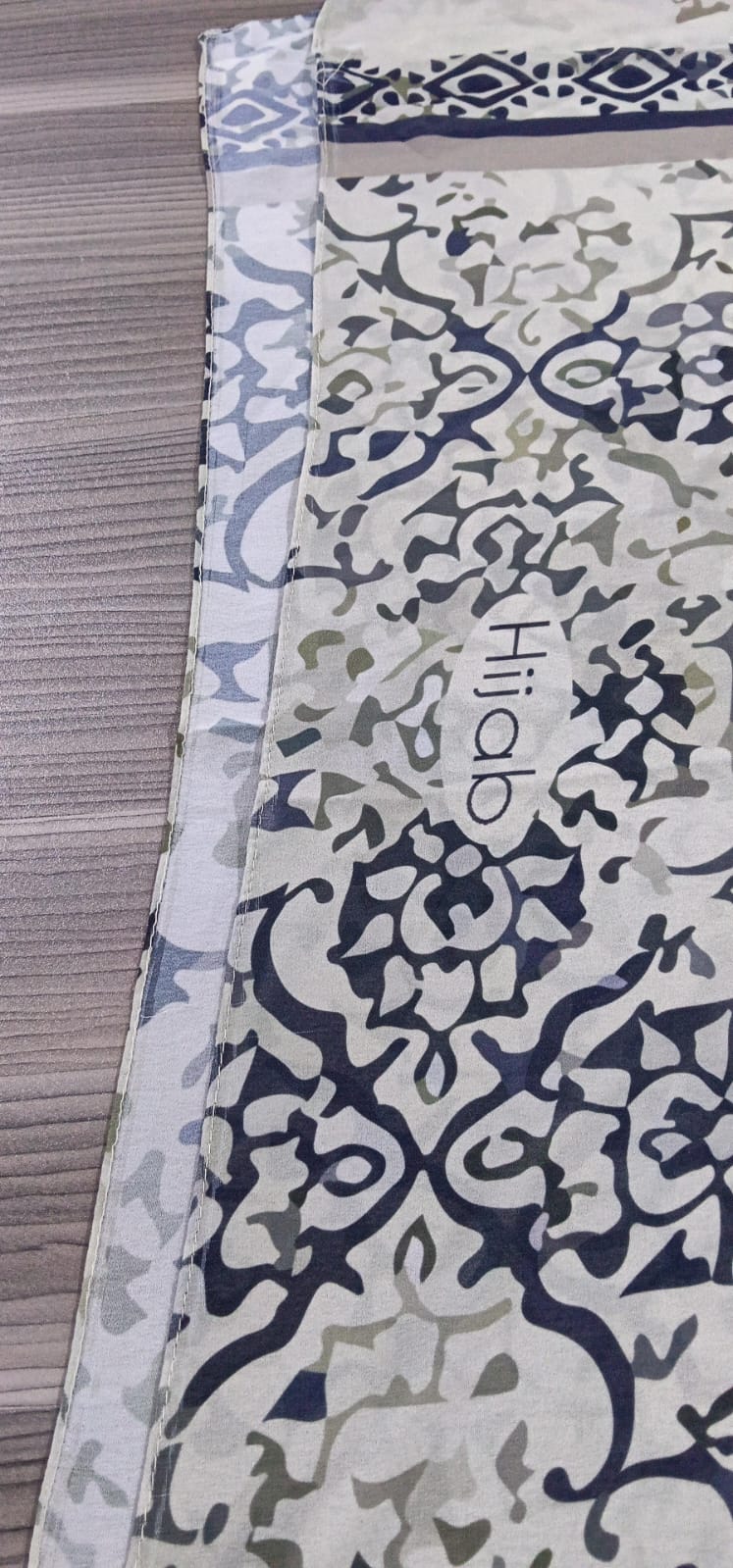 Patterned Chiffon Veil (Out-GRA06)