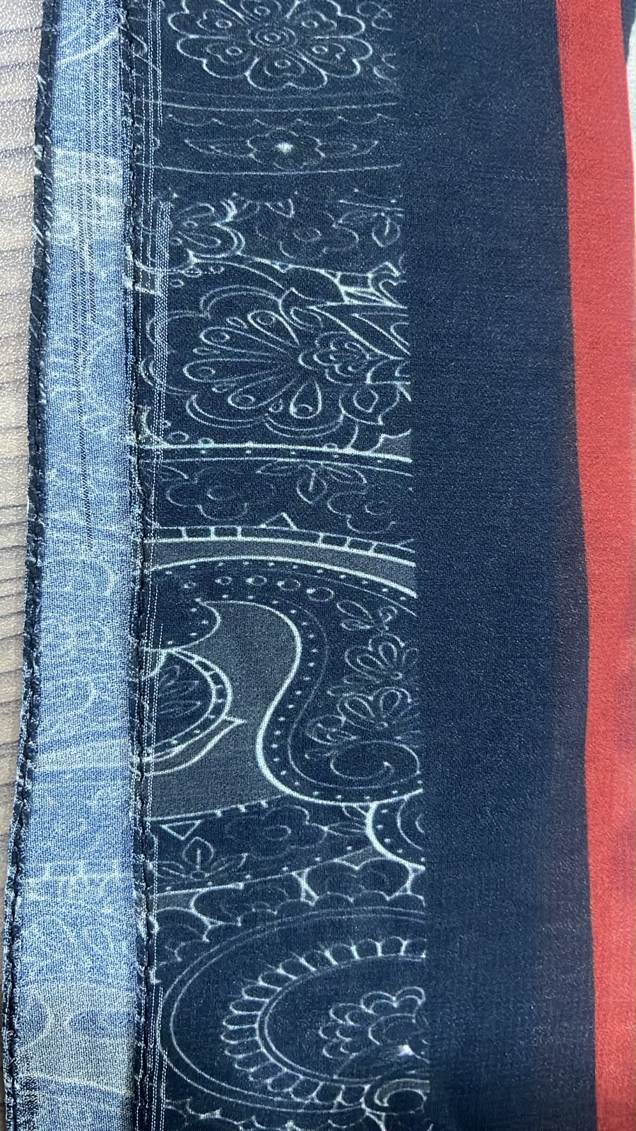 Patterned Chiffon Veil (Out-OFD03)