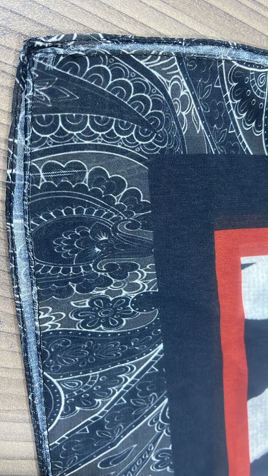 Patterned Chiffon Veil (Out-OFD02)