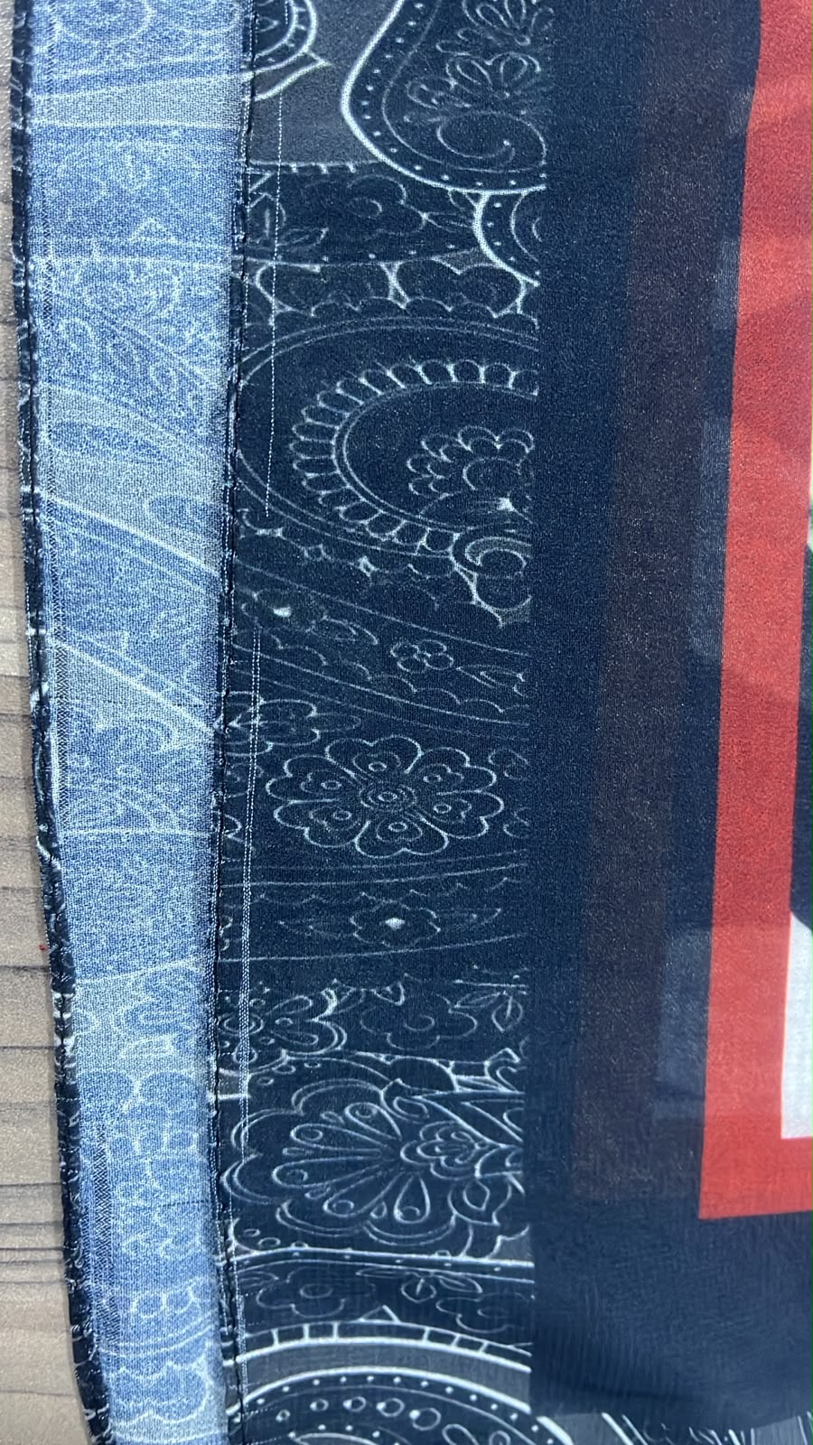Patterned Chiffon Veil (Out-OFD06)