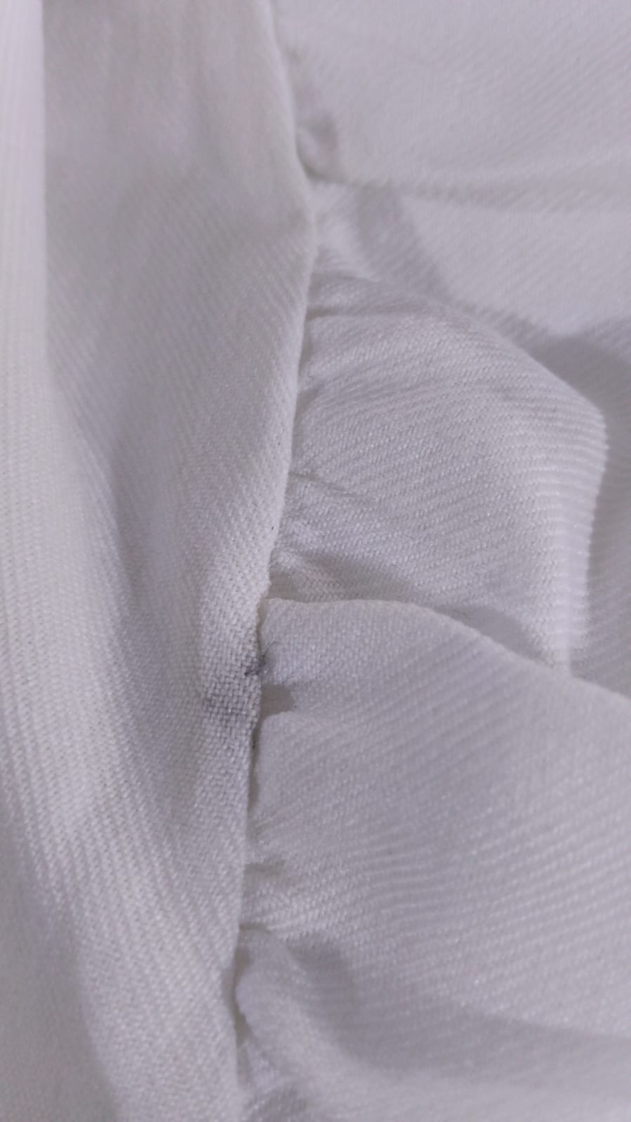 Ribboned linen dress - white (RLD14)