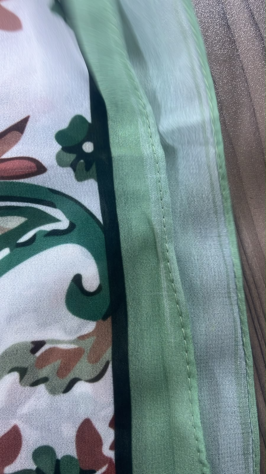Patterned Chiffon Veil (Out-GR01)