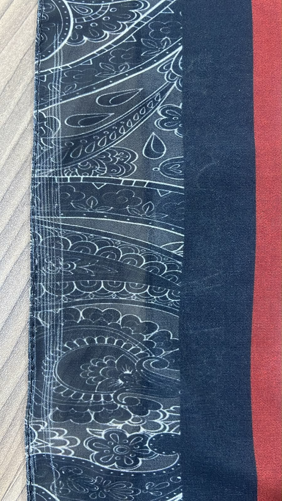 Patterned Chiffon Veil (Out-OFD01)