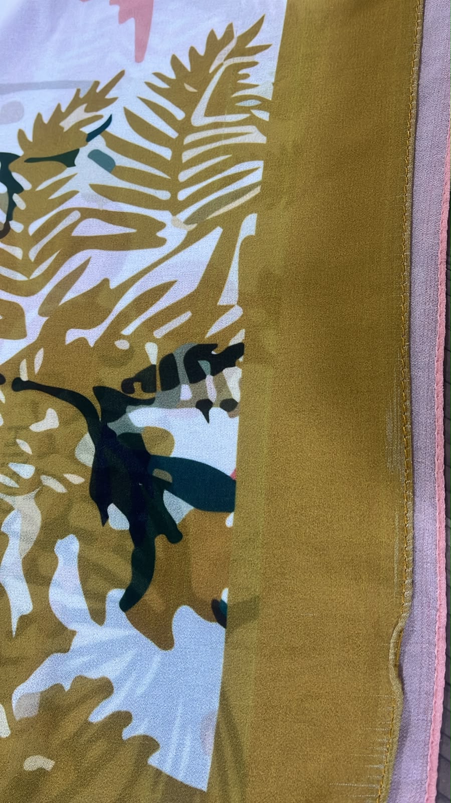 Patterned Chiffon Veil (Out-NC01)