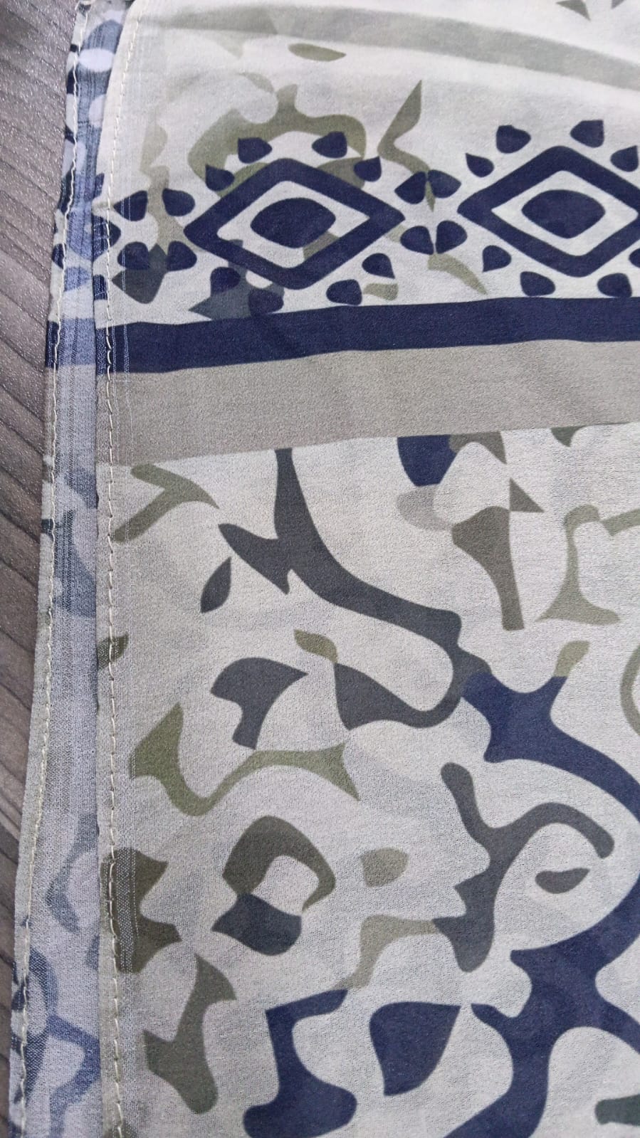 Patterned Chiffon Veil (Out-GRA04)