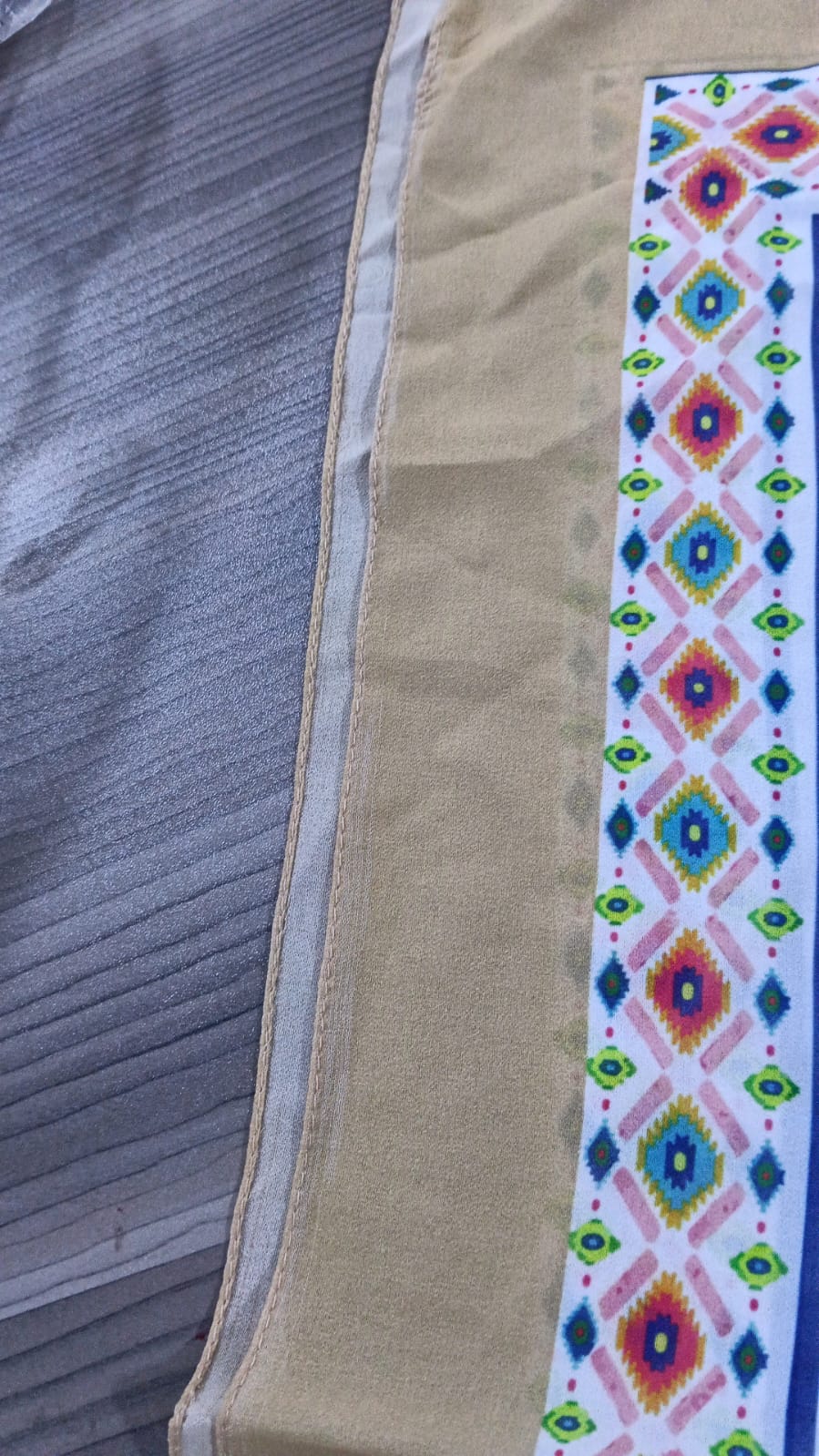 Patterned Chiffon Veil (Out-WBE01)