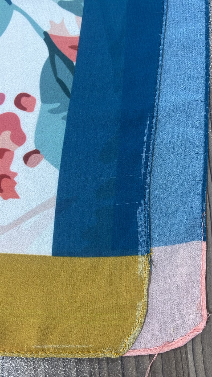 Patterned Chiffon Veil(Out-NC09)