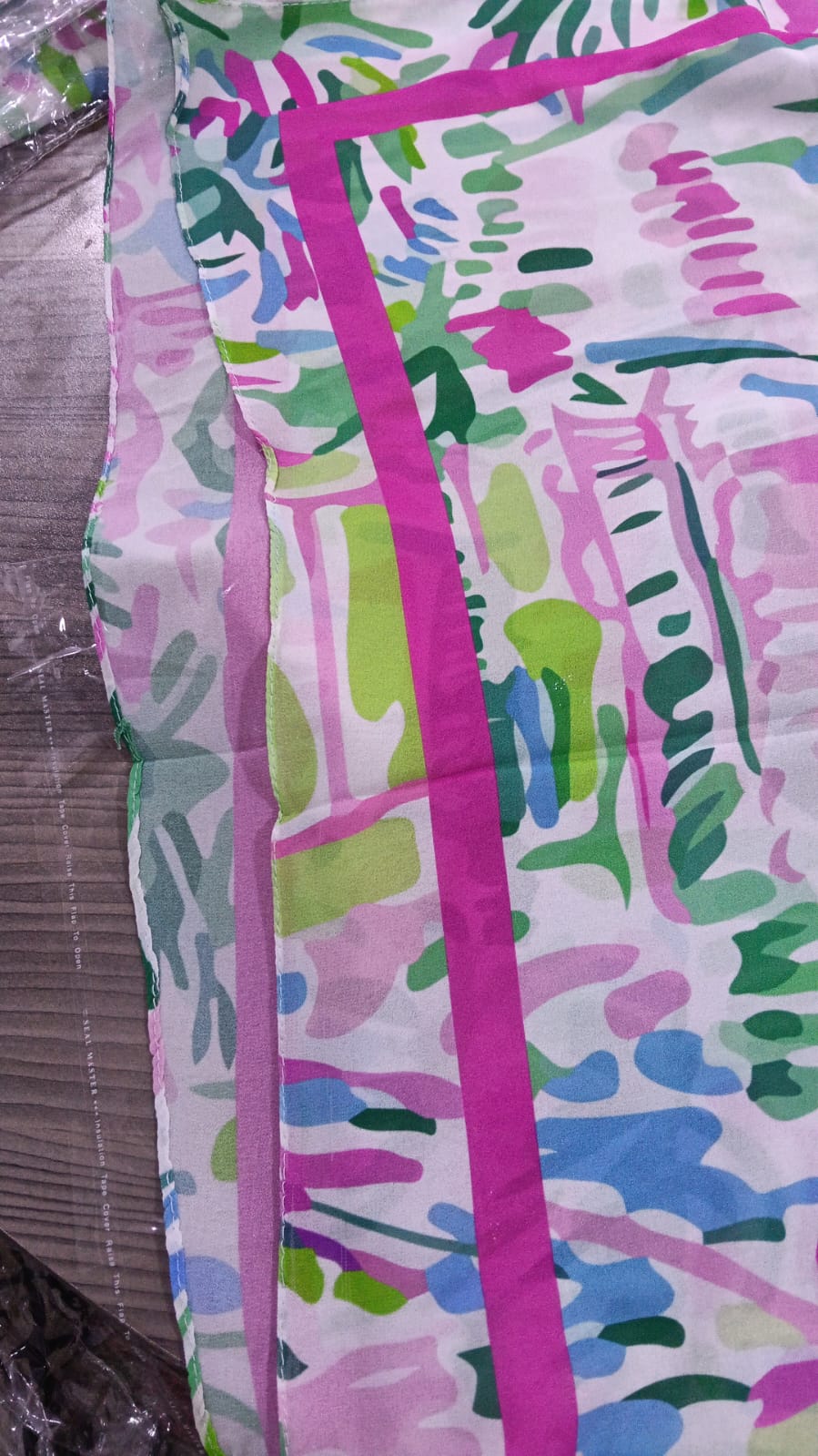 Patterned Chiffon Veil (Out-GFU06)
