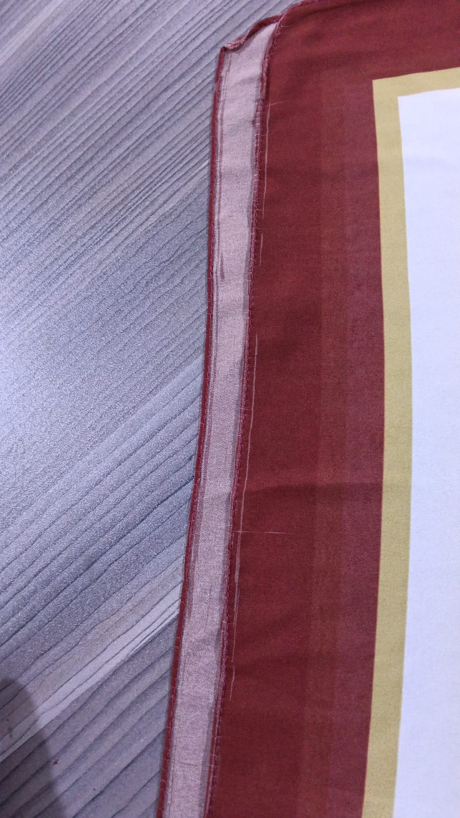 Patterned Chiffon Veil (Out-HOU05)