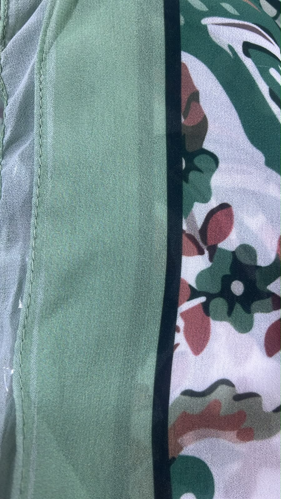 Patterned Chiffon Veil(Out-GR06)